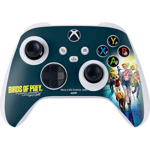 DC Comics Harley Quinn Birds of Prey Movie Poster Xbox Series S Controller Skin